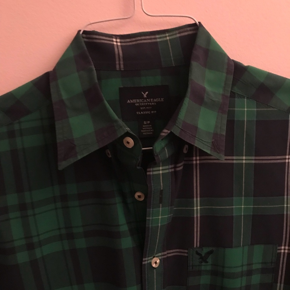 AE Colorblock Button Down - Picture 3 of 3
